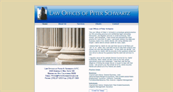 Desktop Screenshot of peterschwartzlaw.com